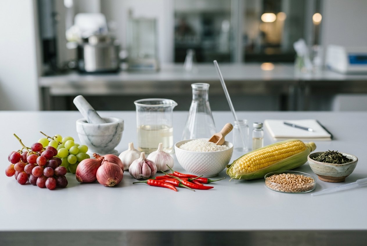 Representative plant-origin agricultural commodities for Indonesian BARANTIN export compliance testing