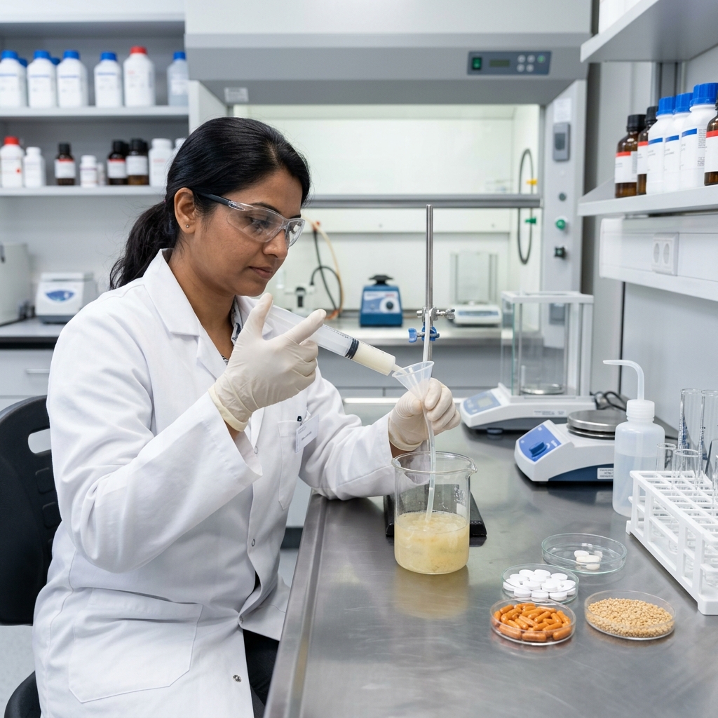 Laboratory simulation of dosage-form administration through a feeding tube