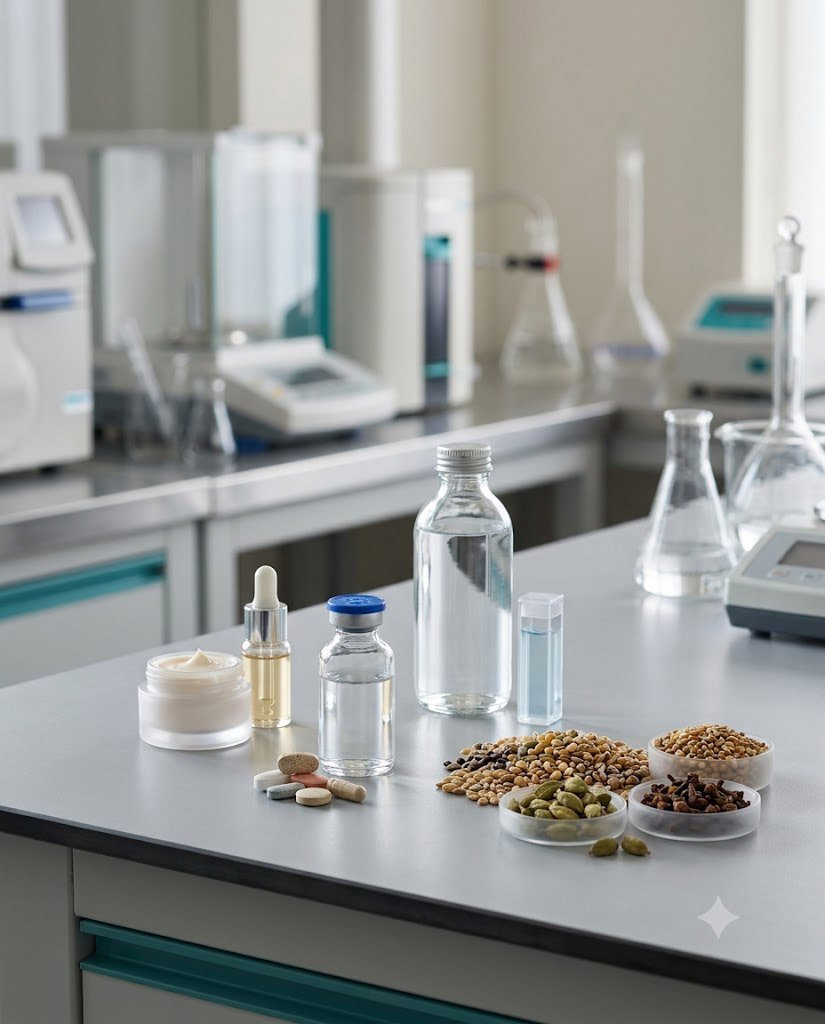 Analytical laboratory testing for various industries