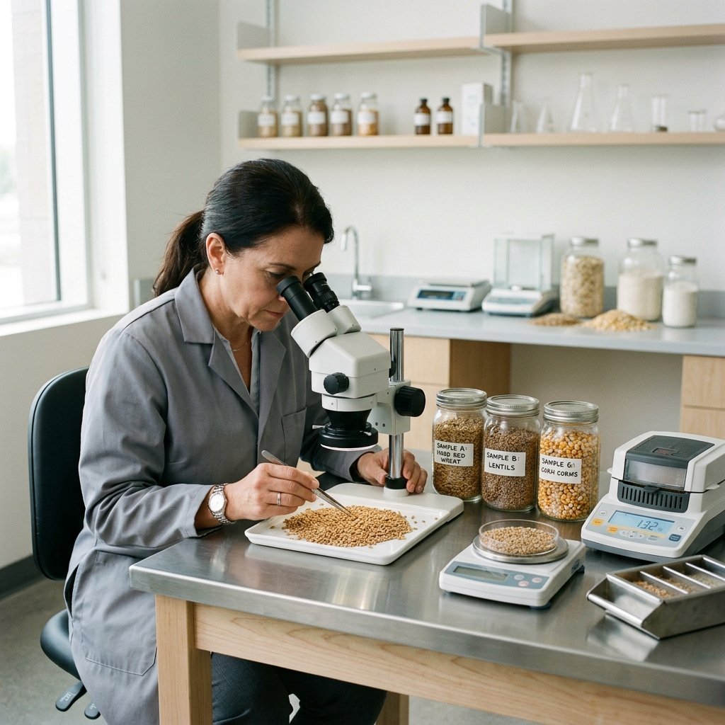 Agricultural commodities and raw materials quality evaluation
