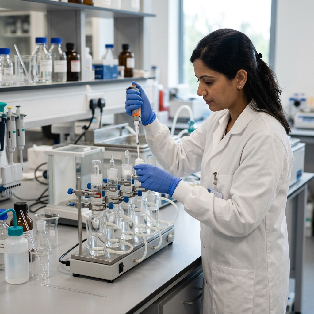 Franz vertical diffusion cells used in topical product testing
