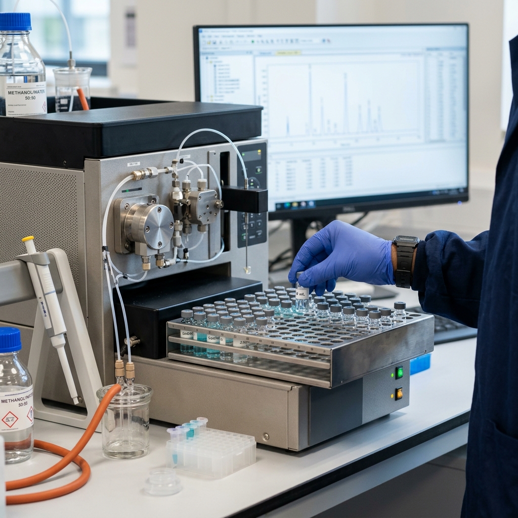 HPLC sample preparation for pharmaceutical analytical testing