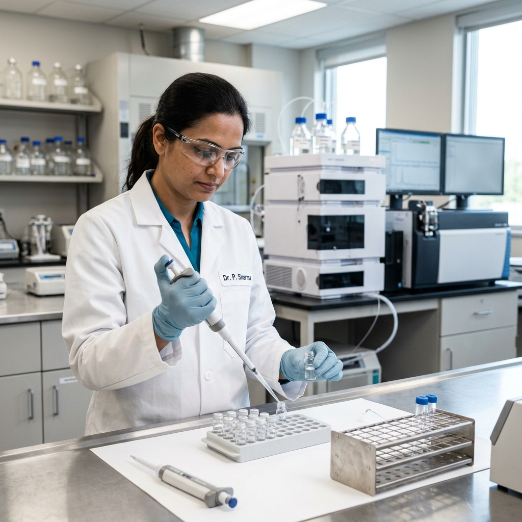 Pharmaceutical samples prepared for nitrosamine impurity analysis